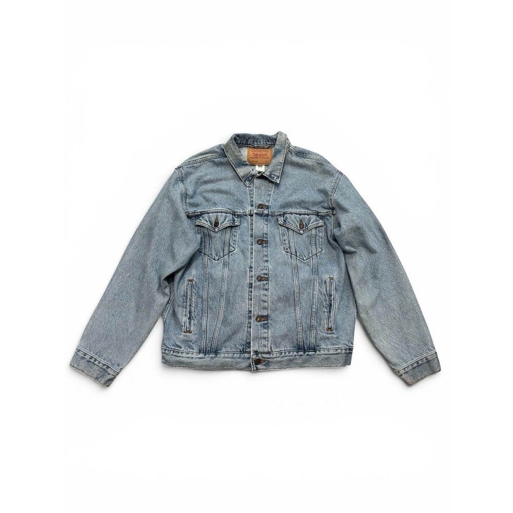 Levis Vintage Type 3‎ Trucker Jacket Faded Blue Relaxed Fit XL 70507-0389